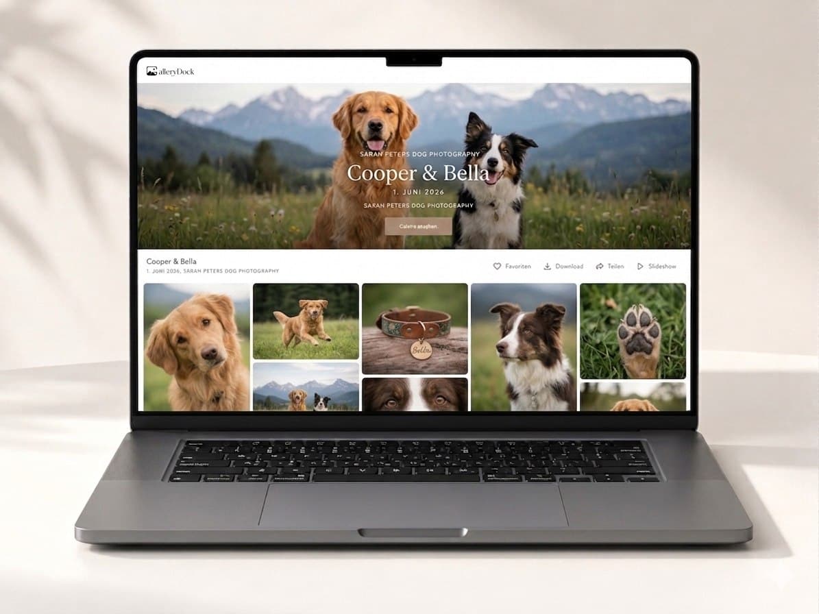 Download und Galerie-Erlebnis für Kunden